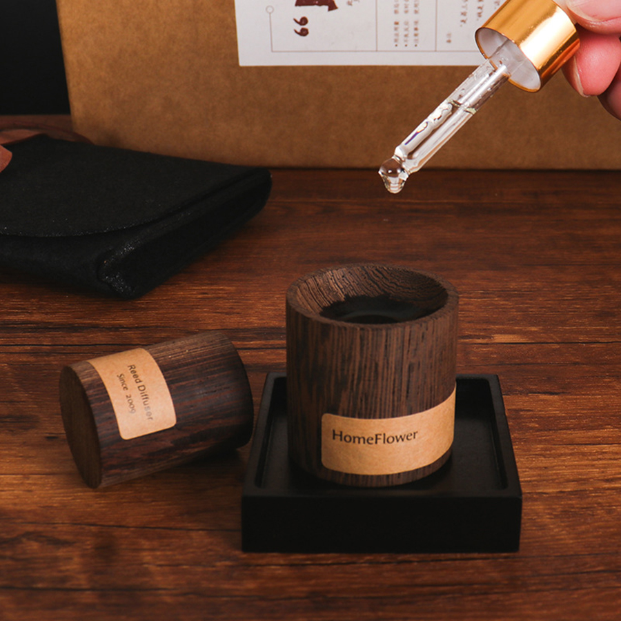 Home Fragrance Accessories - Black walnut essential oil diffuser, indoor