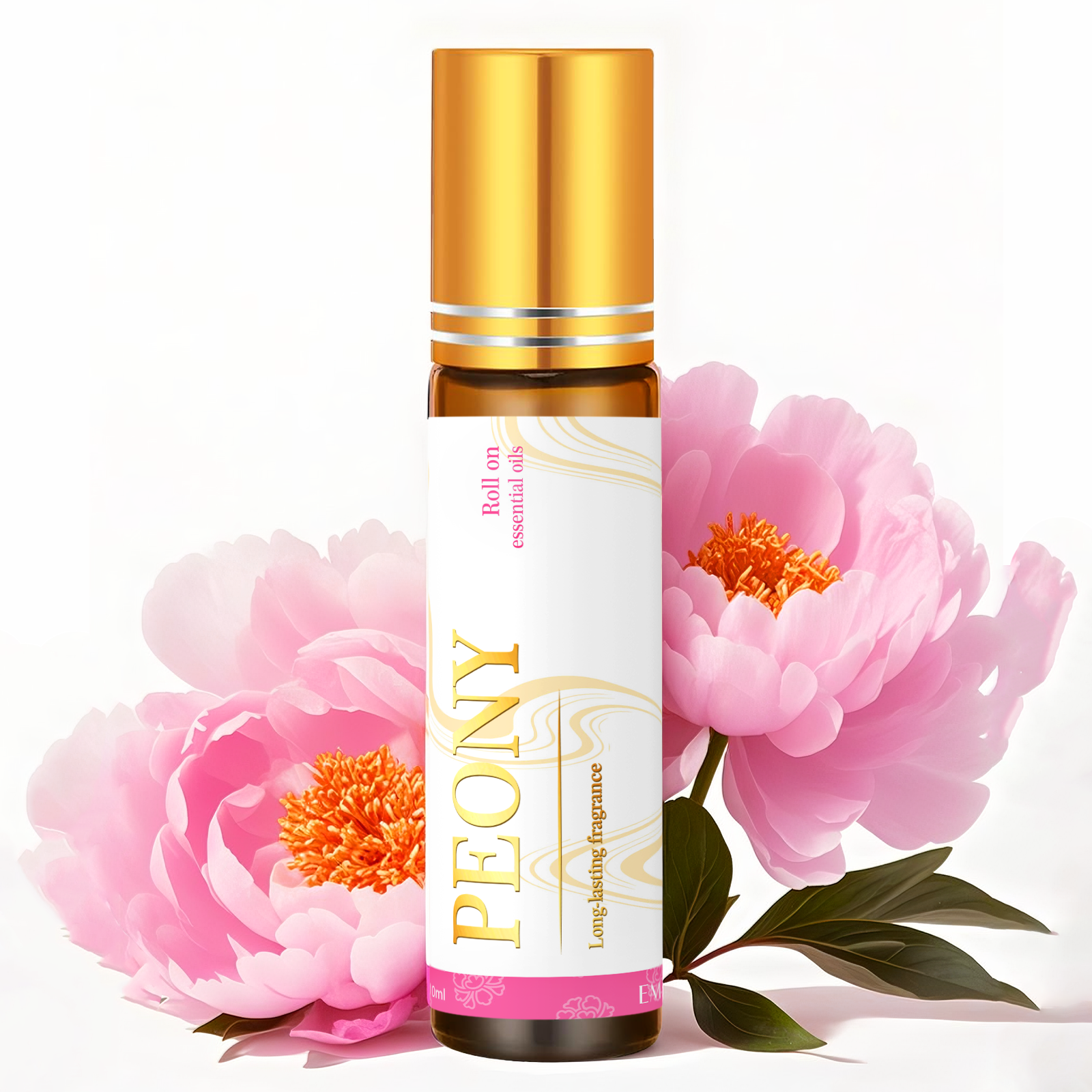 Home Fragrance Gift - 10ml Peony Essential Oil Rollerball Floral