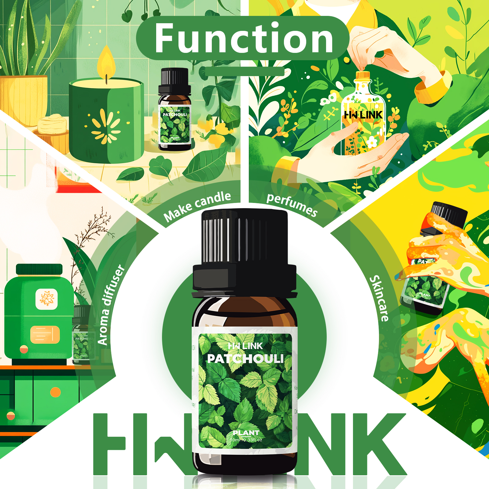 10ml Patchouli Essential Oils  - Home Fragrance Gift reseña y precio