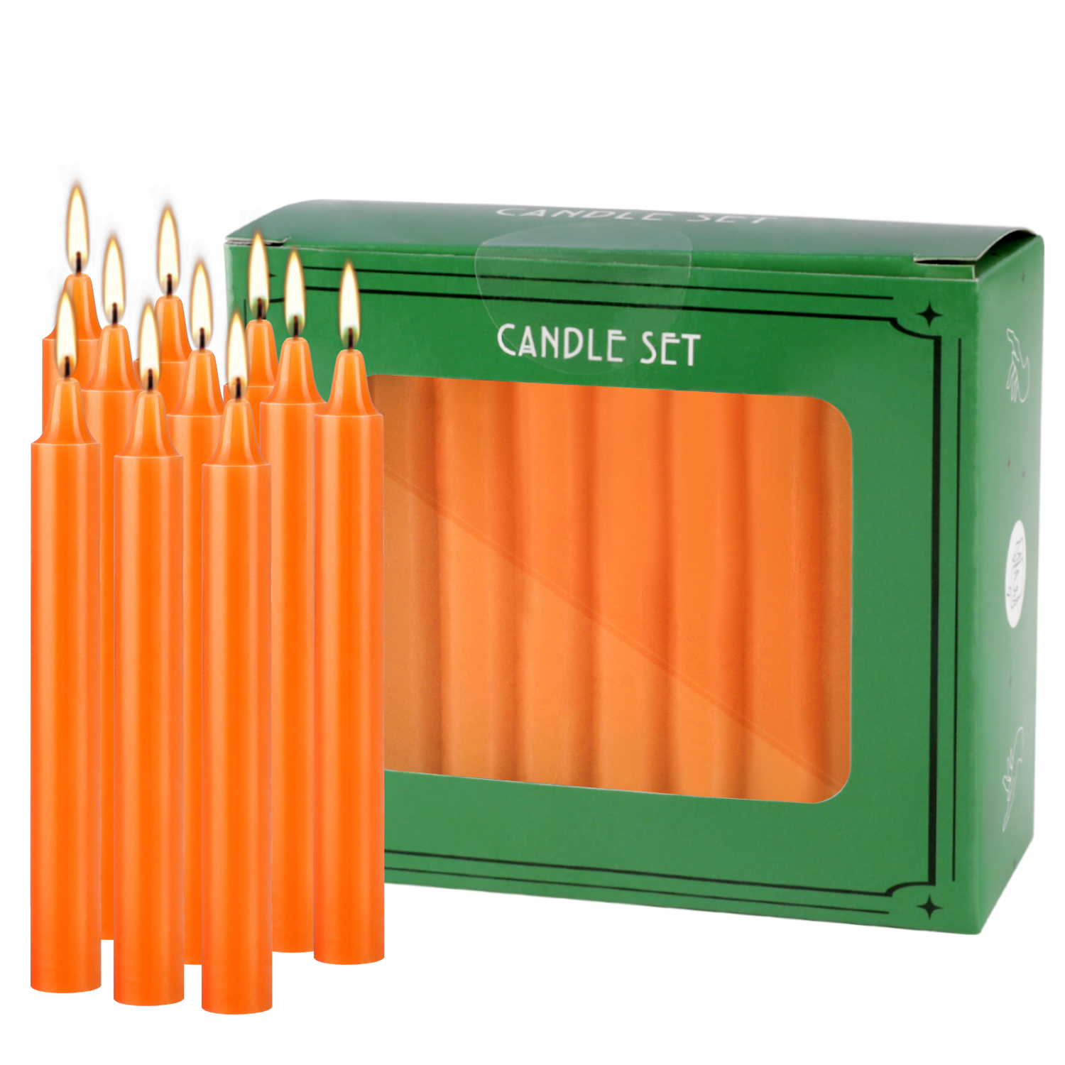 Orange 40 Pcs 4Inch Waxs, Drip - Home Fragrance Wax Melts reseña y precio