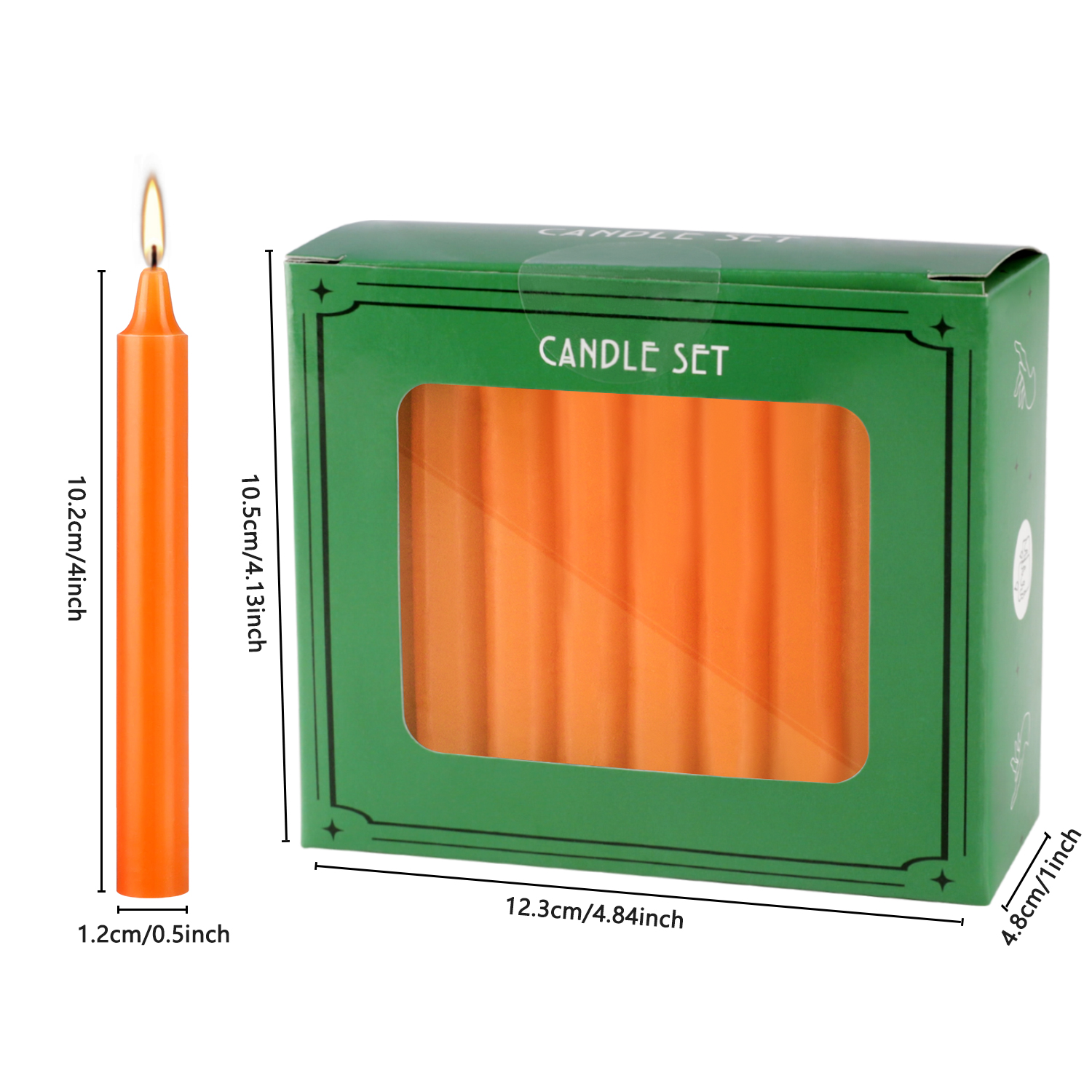 Orange 40 Pcs 4Inch Waxs, Drip - Home Fragrance Wax Melts reseña y precio