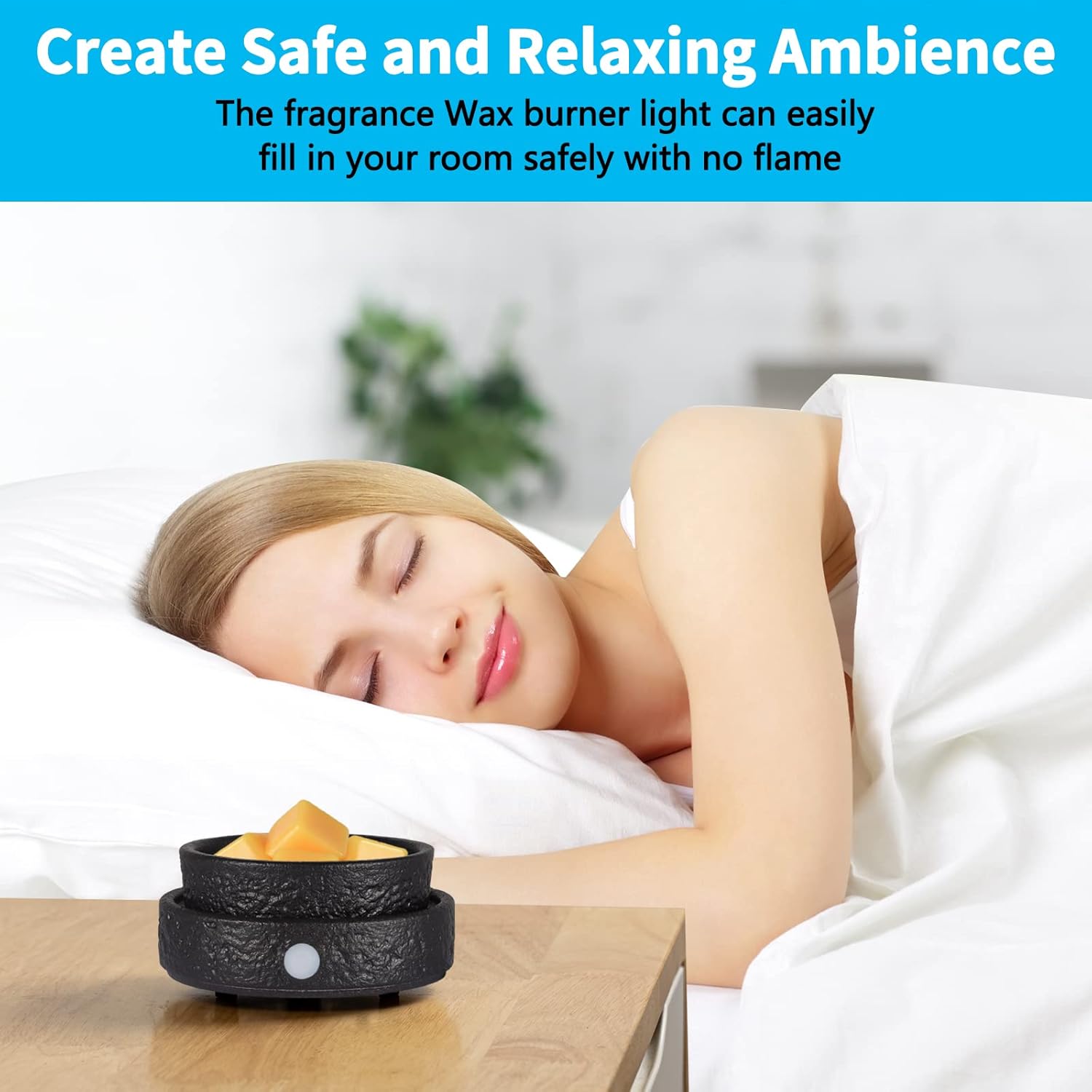 Ceramic Wax Melt Warmer, 3-in- - Home Fragrance Wax Melts reseña y precio