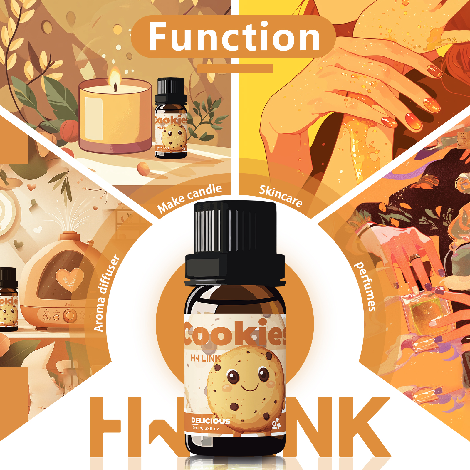 10ml Cookies Essential Oils Pe - Home Fragrance Gift reseña y precio