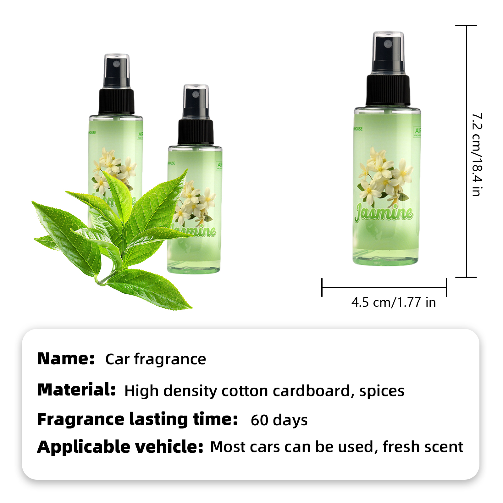 100ml JASMINE-Scented Hand-Spr - Home Fragrance Mist reseña y precio