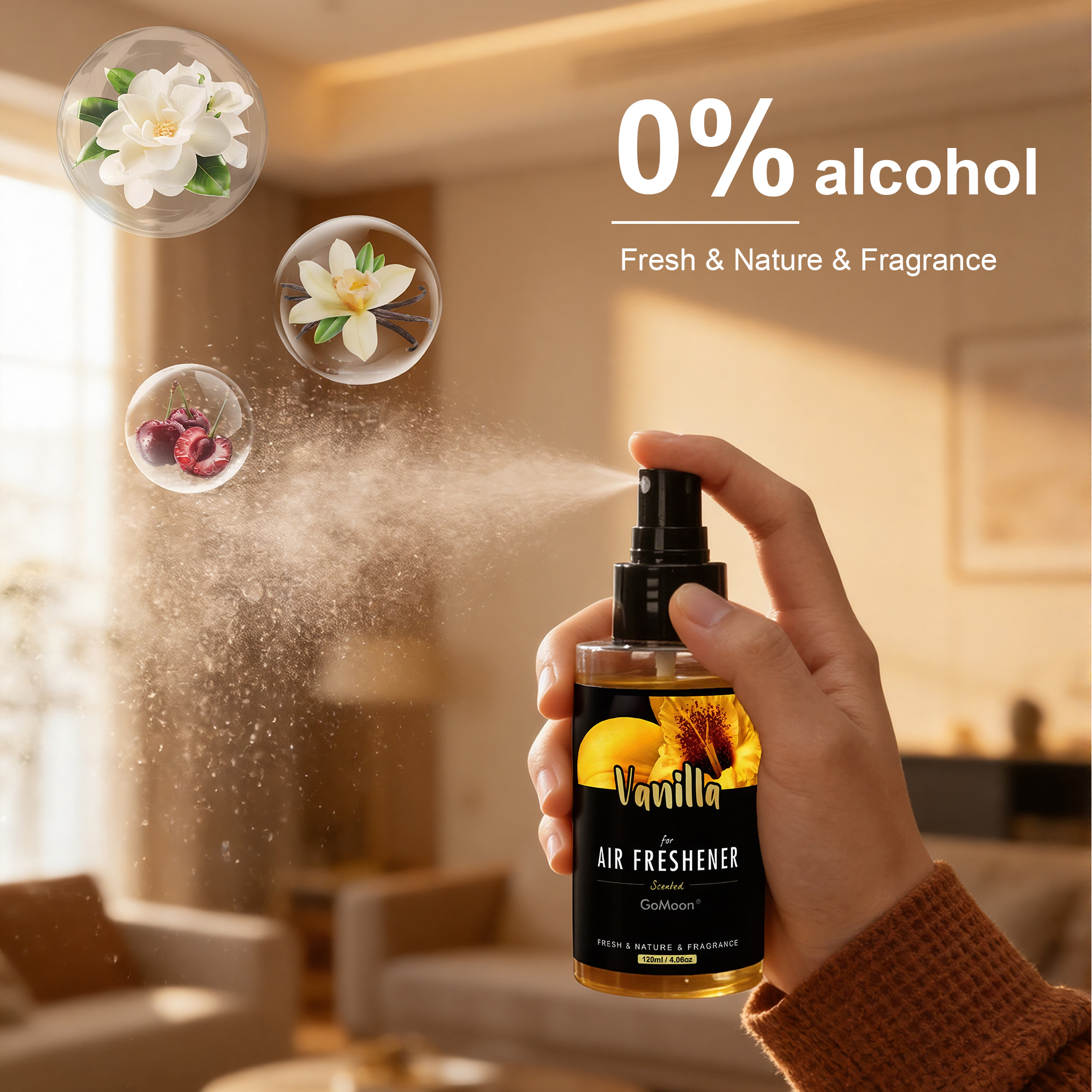 flower/fruit/candy scent car f - Home Fragrance Mist reseña y precio