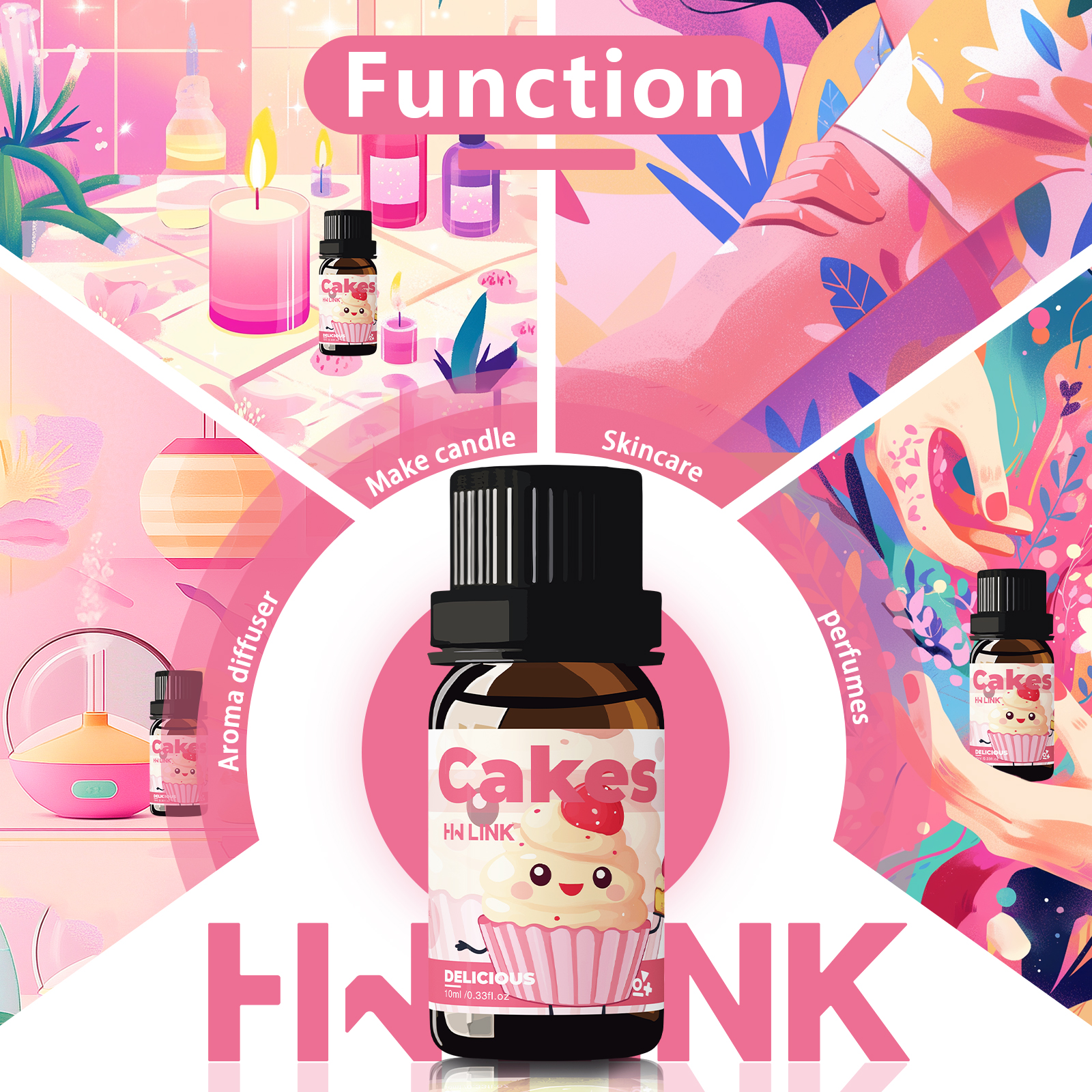 10ml Cakes Essential Oils Perf - Home Fragrance Gift reseña y precio