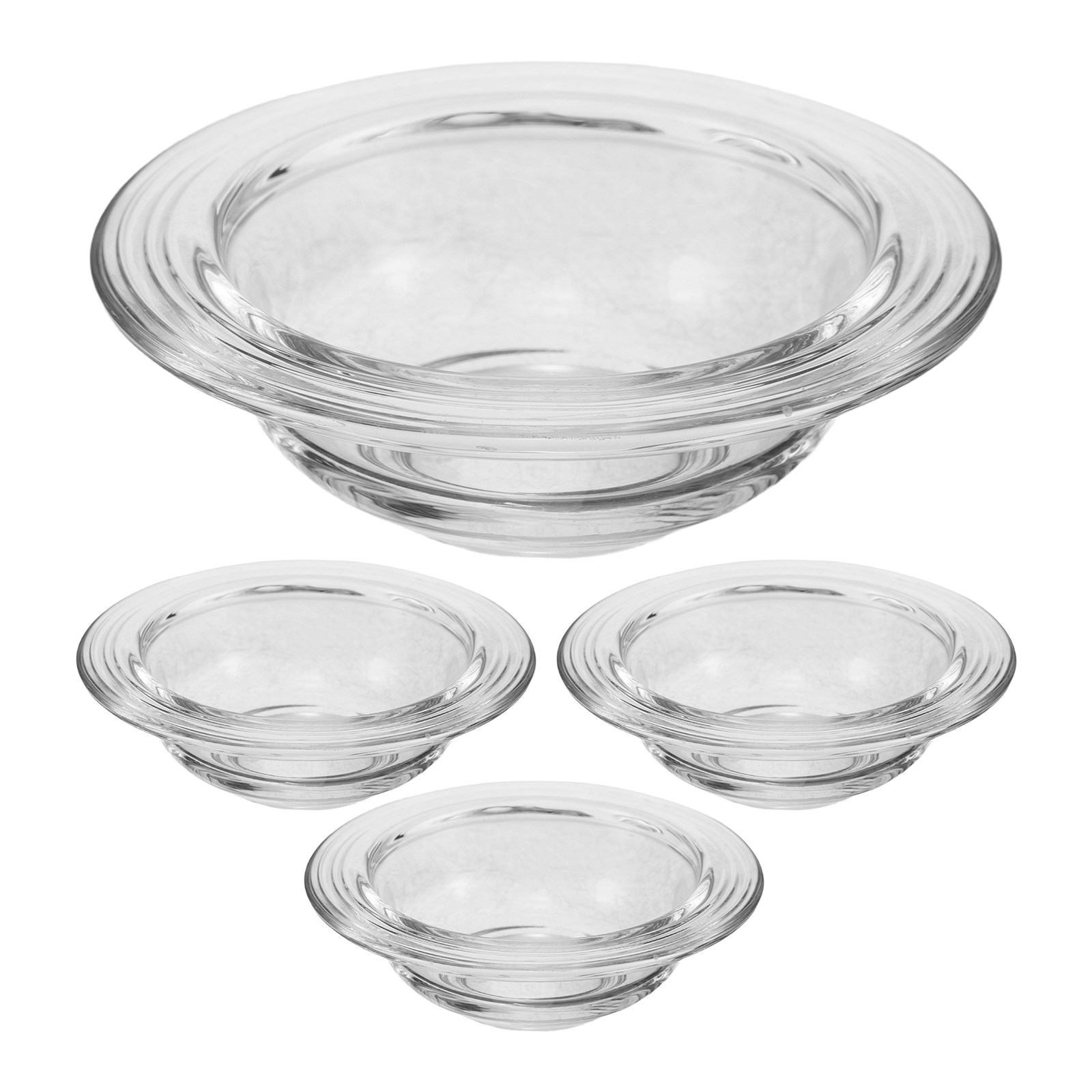 4Pcs Clear Glass Wax Melter Pl - Home Fragrance Wax Melts reseña y precio