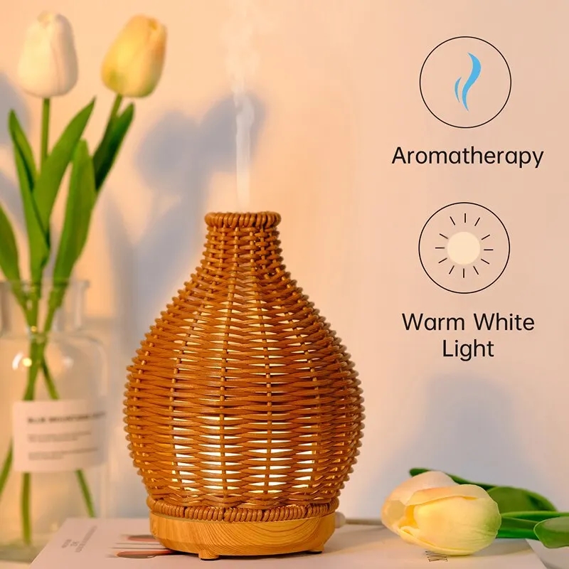 Wood Weave Mini Vase Air Humid - Home Fragrance Mist reseña y precio