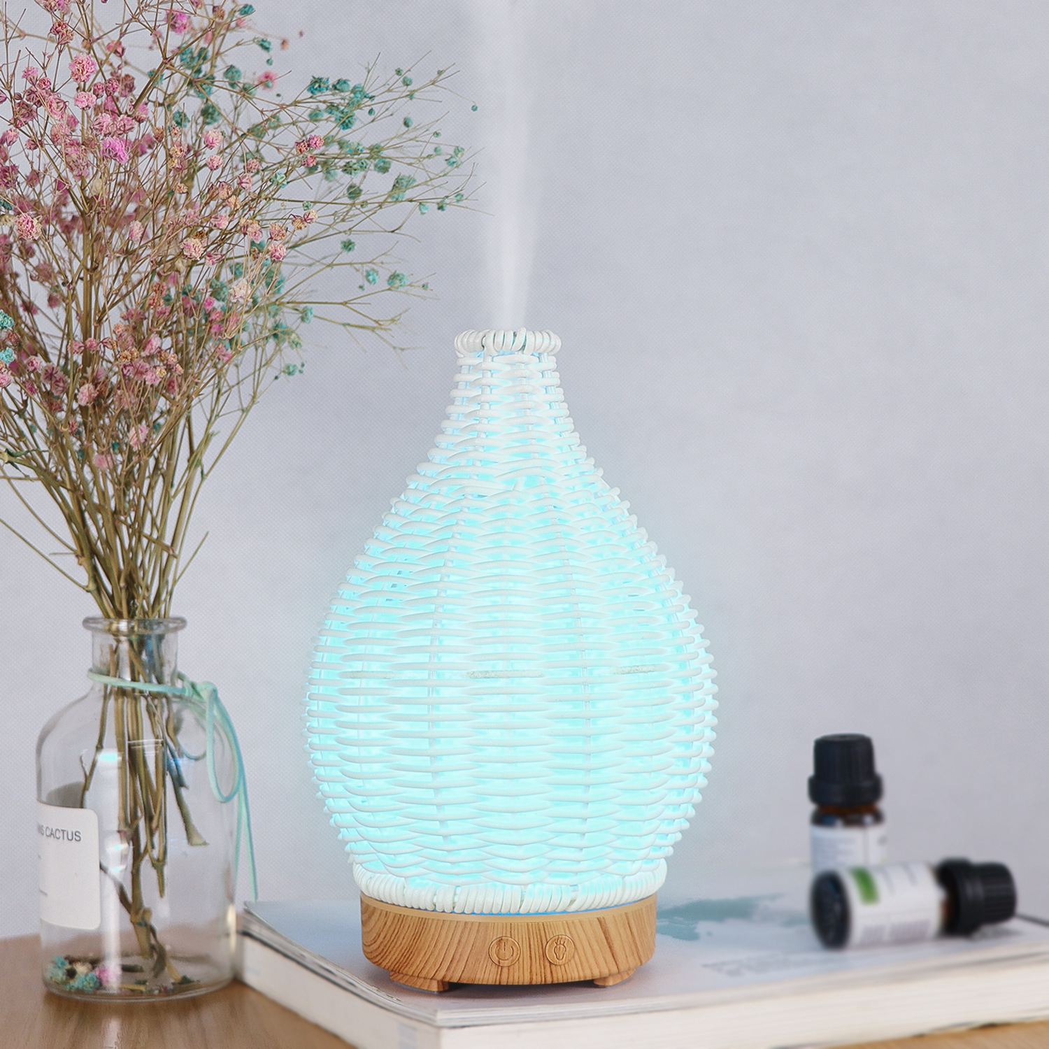 Wood Weave Mini Vase Air Humid - Home Fragrance Mist reseña y precio