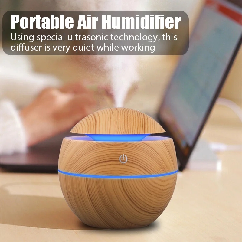 Home Wood Grain Air Humidifier - Home Fragrance Mist reseña y precio