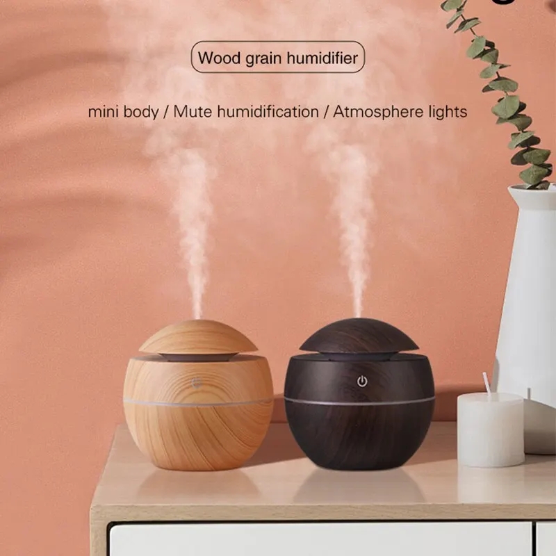Home Wood Grain Air Humidifier - Home Fragrance Mist reseña y precio