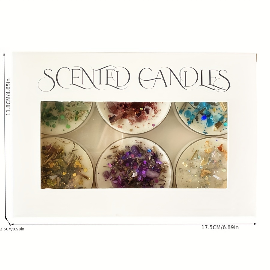 Set of 6 Scented Candles Fragr - Home Fragrance Gift reseña y precio