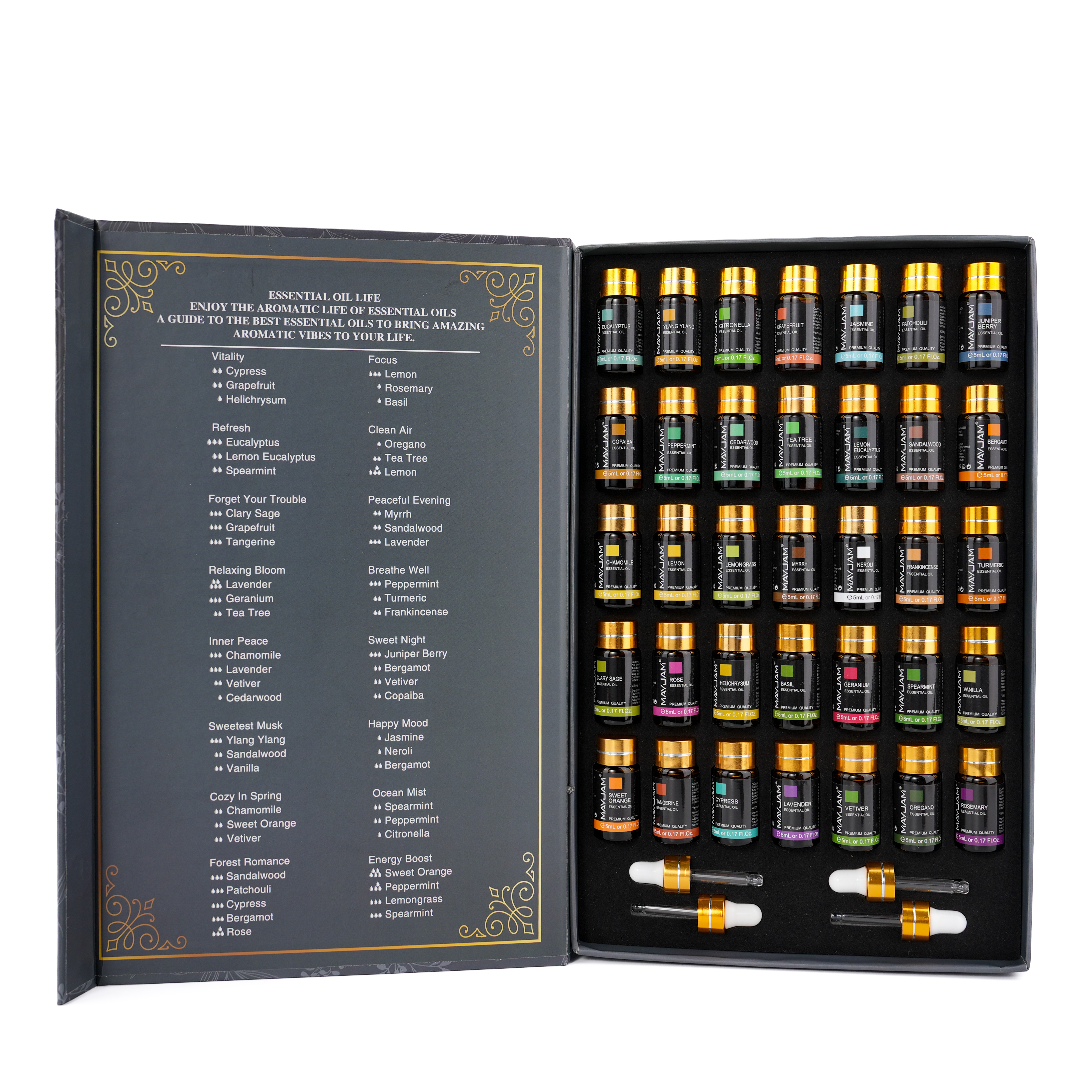 MAYJAM 35 Bottles Aromatherapy - Home Fragrance Gift reseña y precio