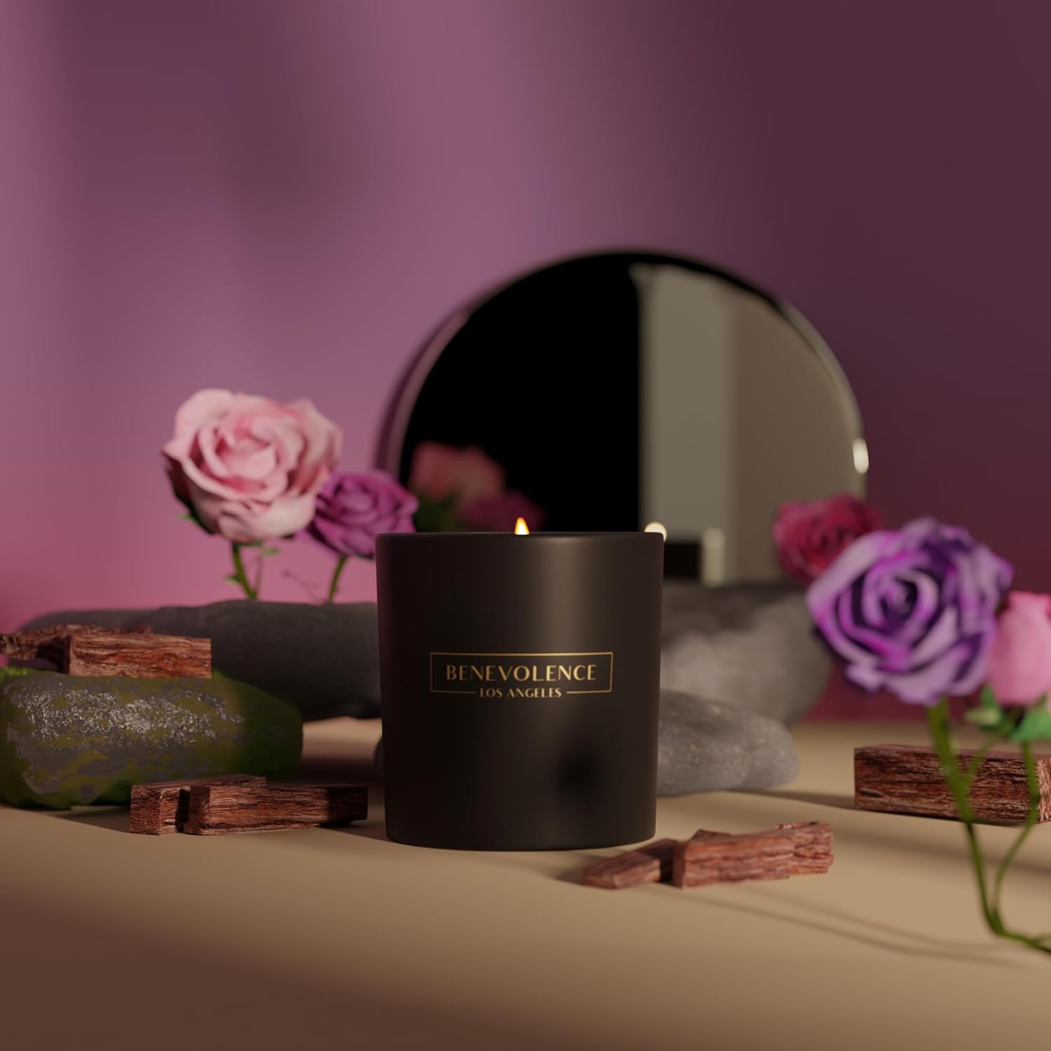 Clearance Candle Rose & Sandal - Home Fragrance Gift reseña y precio