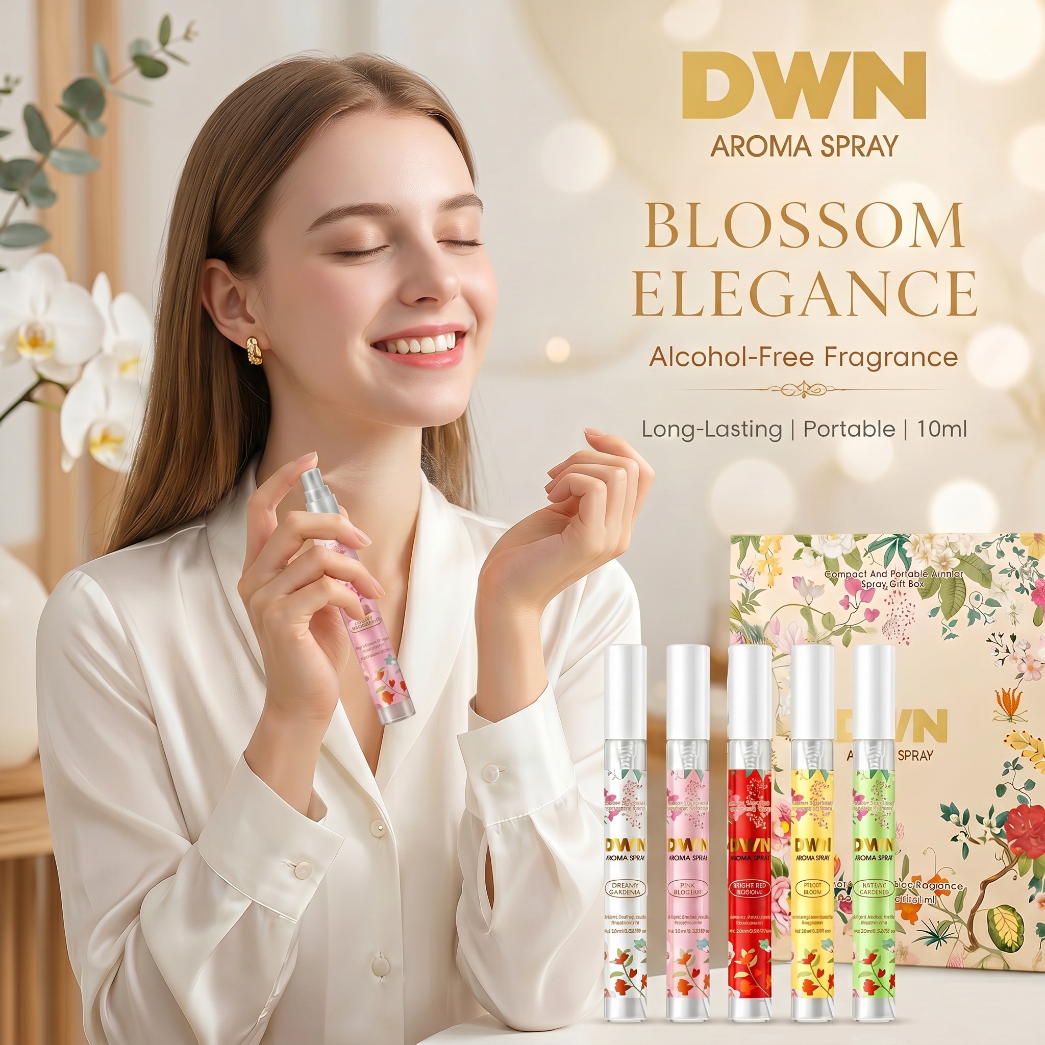 5-Piece Flower Perfume Gift Se - Home Fragrance Gift reseña y precio