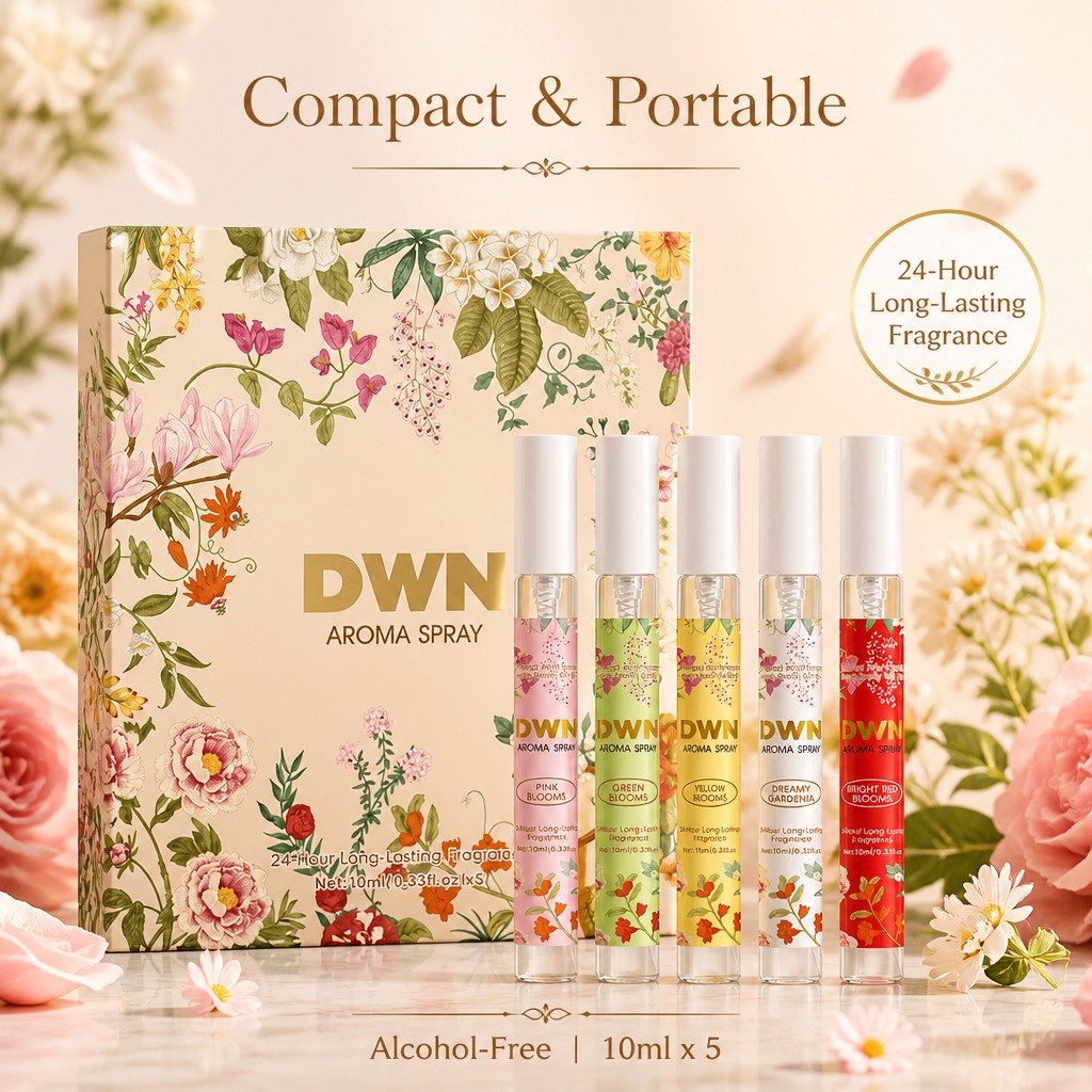 5-Piece Flower Perfume Gift Se - Home Fragrance Gift reseña y precio