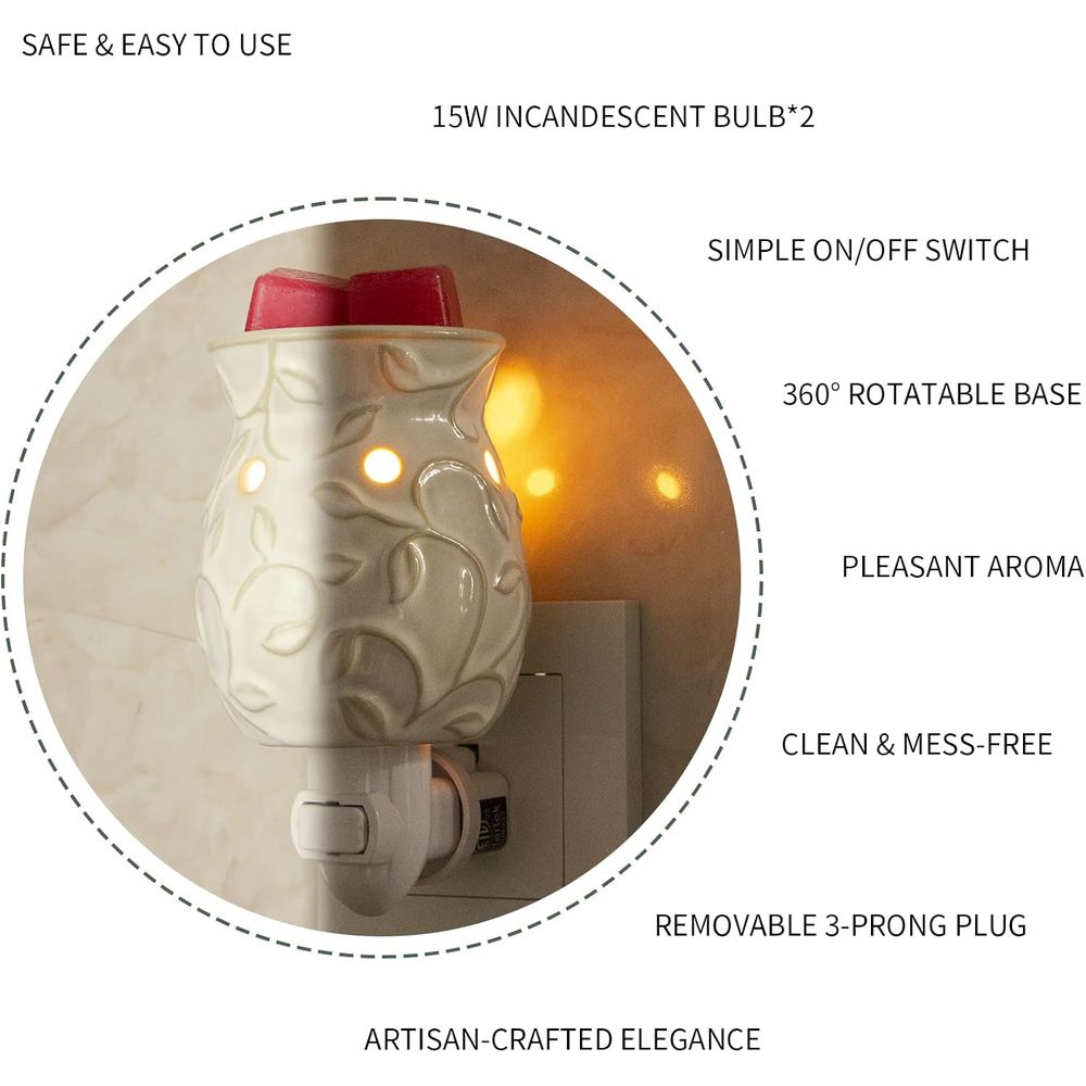 Scented Wax Melt Warmer, Night - Home Fragrance Wax Melts reseña y precio