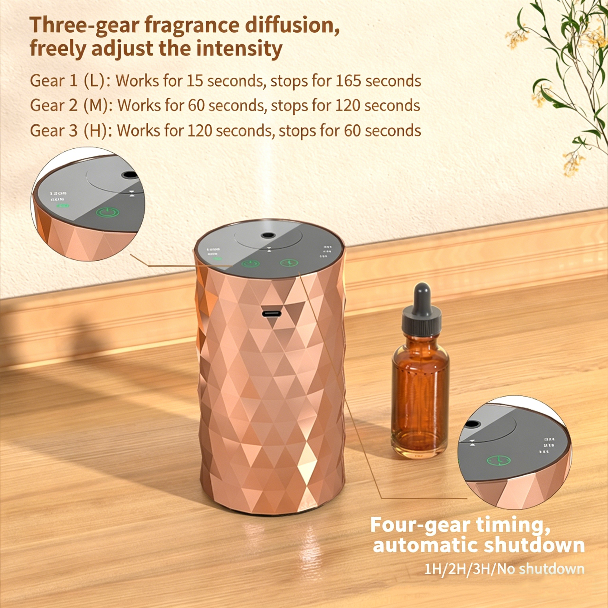 Waterless Essential Oil Diffus - Home Fragrance Mist reseña y precio