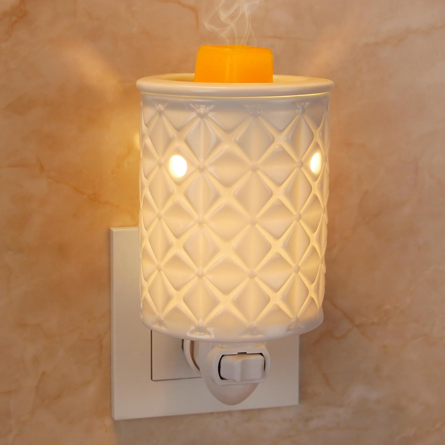 Plug in Wax Melt Warmer, Ceram - Home Fragrance Wax Melts reseña y precio