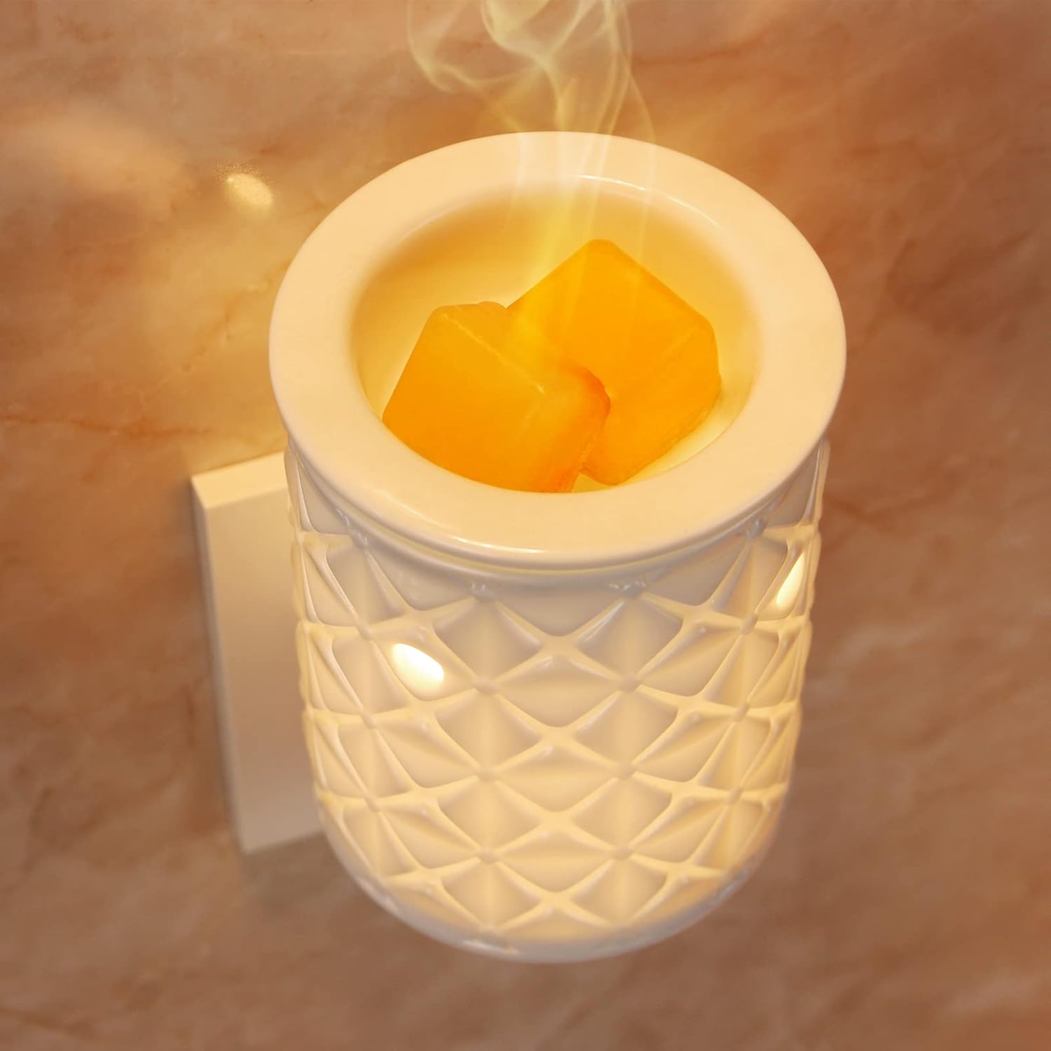 Plug in Wax Melt Warmer, Ceram - Home Fragrance Wax Melts reseña y precio