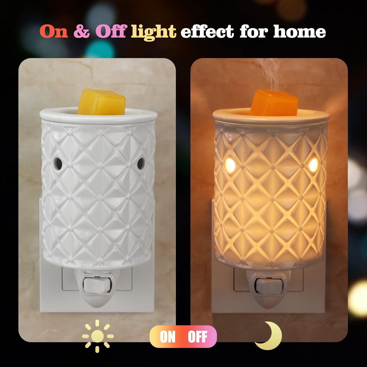 Plug in Wax Melt Warmer, Ceram - Home Fragrance Wax Melts reseña y precio