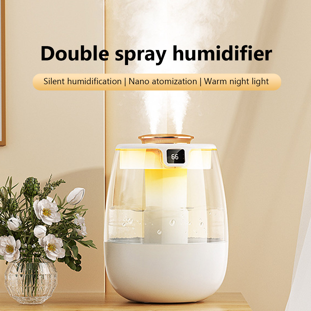 1.3L Air Humidifier Double Spr - Home Fragrance Mist reseña y precio